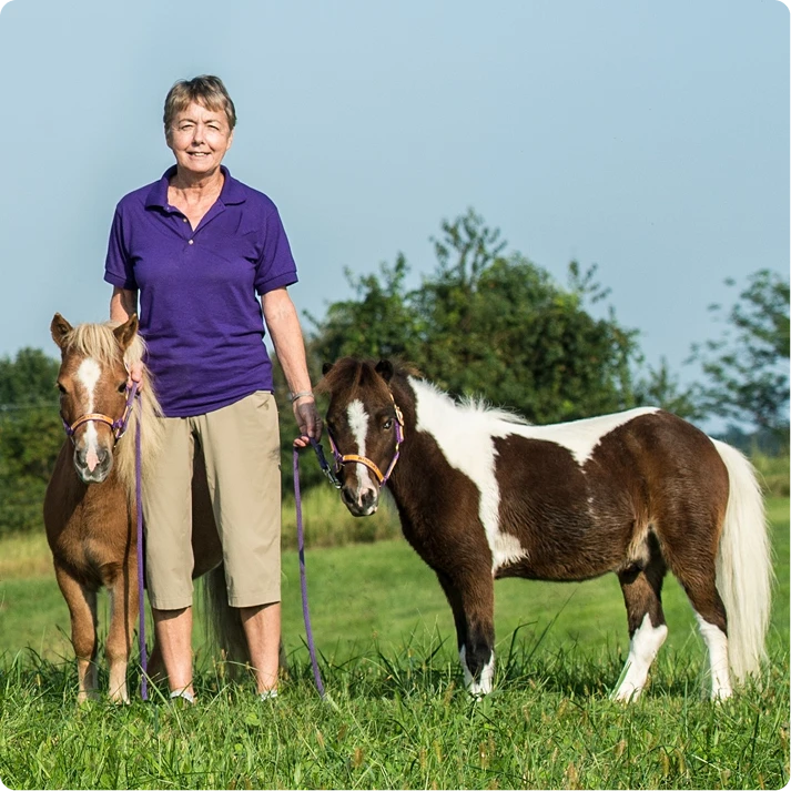Judith with two minis